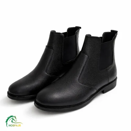 نیم بوت چرمی بغل کش سوارکاری هوسپا
