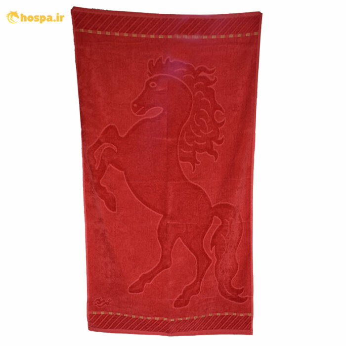 خرید حوله استخری طرح اسب سایز 30*60|پرداخت درب منزل|هوسپا