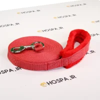 طناب لنژ اسب مدبر دار قرمز برزنتی