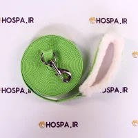 طناب لنژ اسب مدبر دار برزنتی سبز