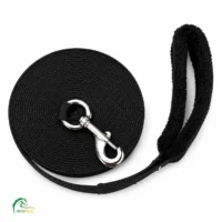 طناب لنژ اسب مدبر دار مشکی