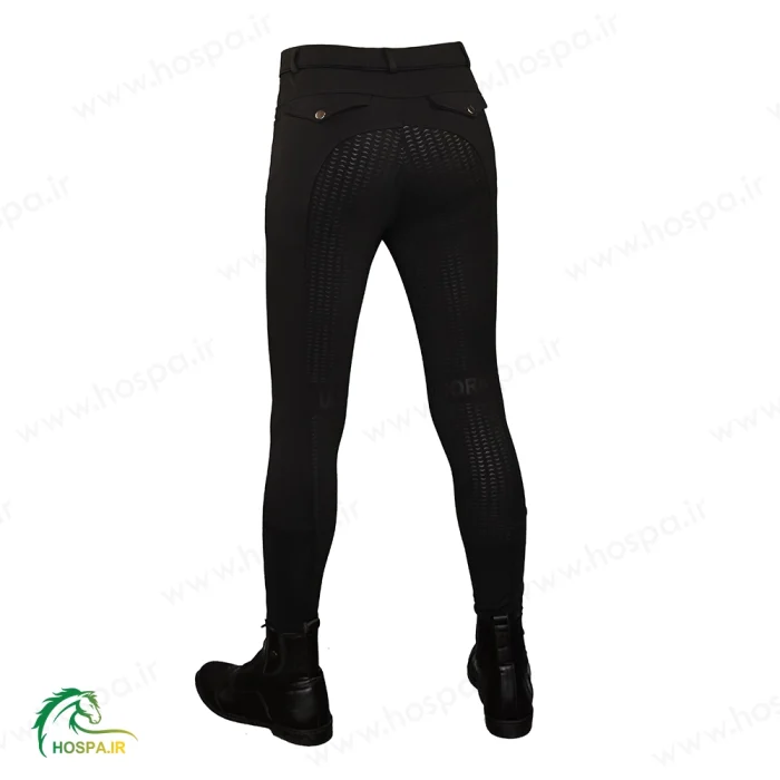 شلوار سوارکاری یونیکورن مشکی پشت سر