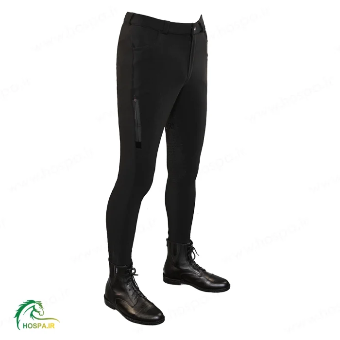 شلوار سوارکاری یونیکورن پارچه کبریتی مشکی