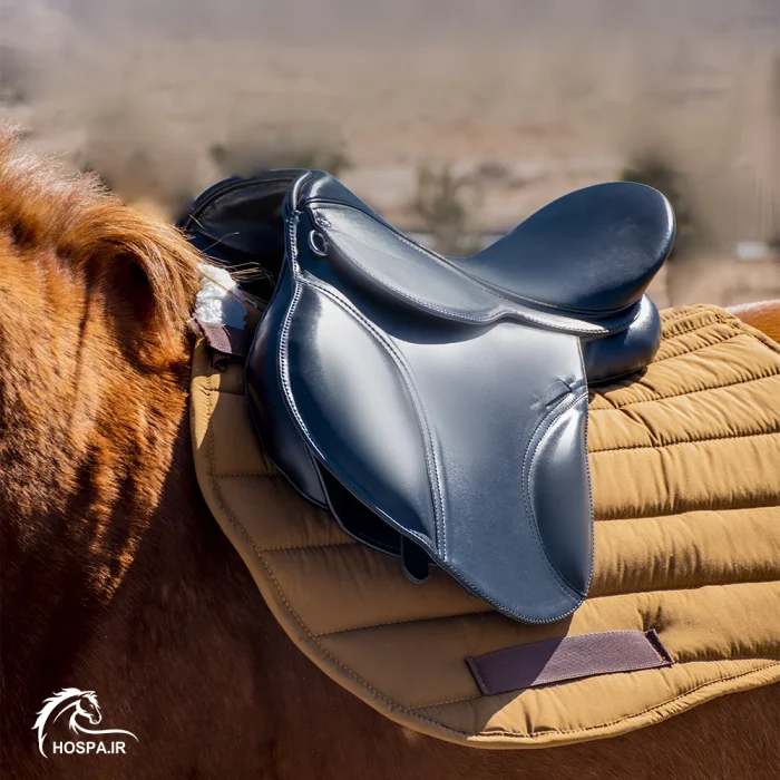 زین اسب هوسپا مدل کوهیار مشکی ضد خش
