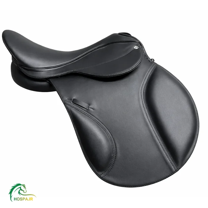 زین اسب هوسپا طرح اشتوبن فوم مشکی ماهیچه دار