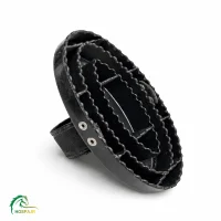قشو پلاستیکی اسب دسته ی چرمی