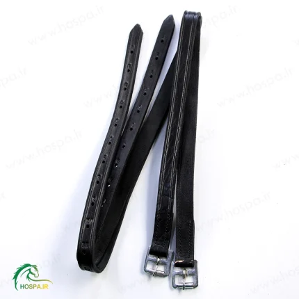 بند رکاب چرمی مشکی