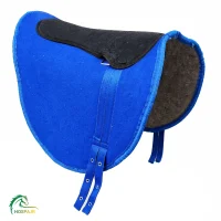 زین راحتی اسب مدل پددار آبی