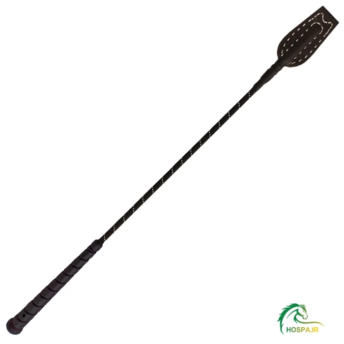 شلاق سوارکاری شادان مشکی دسته اسپرت