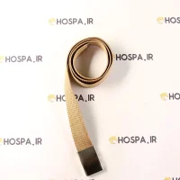 کمربند برزنتی رهگذر مدل سگک فلزی هوسپا