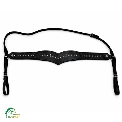 سینه بند چرمی اسب مدل دلاور