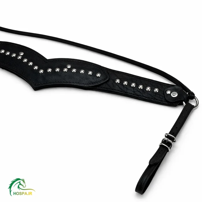 سینه بند چرمی اسب مدل دلاور زاویه جلو