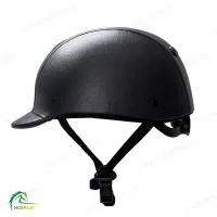 کلاه سوارکاری میلانو طرح جدید تمام چرم زاویه بغل