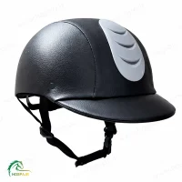 کلاه سوارکاری میلانو طرح جدید تمام چرم زاویه رو به رو