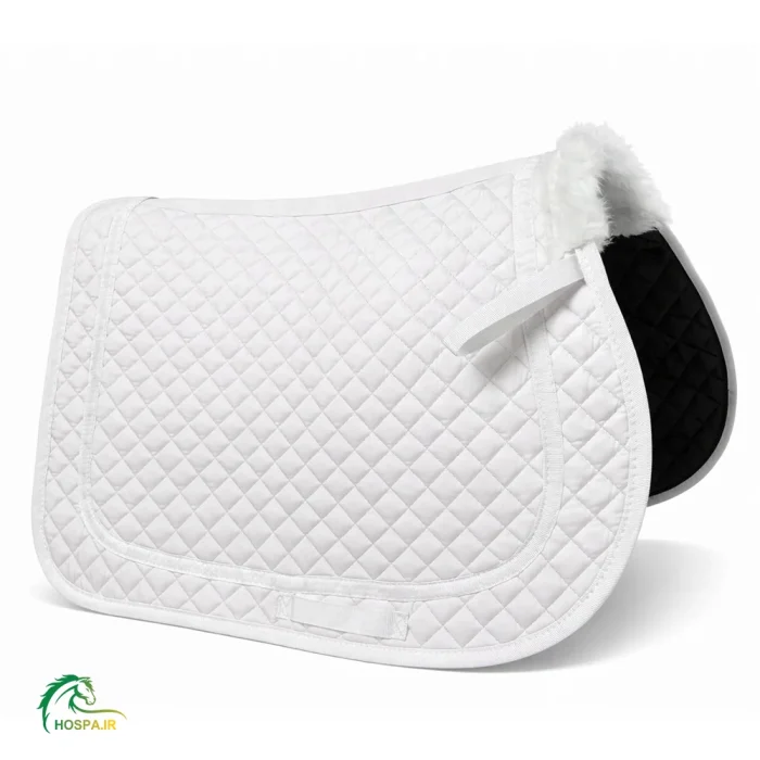 عرق گیر اسب مدل کیوان طرح لوزی سفید