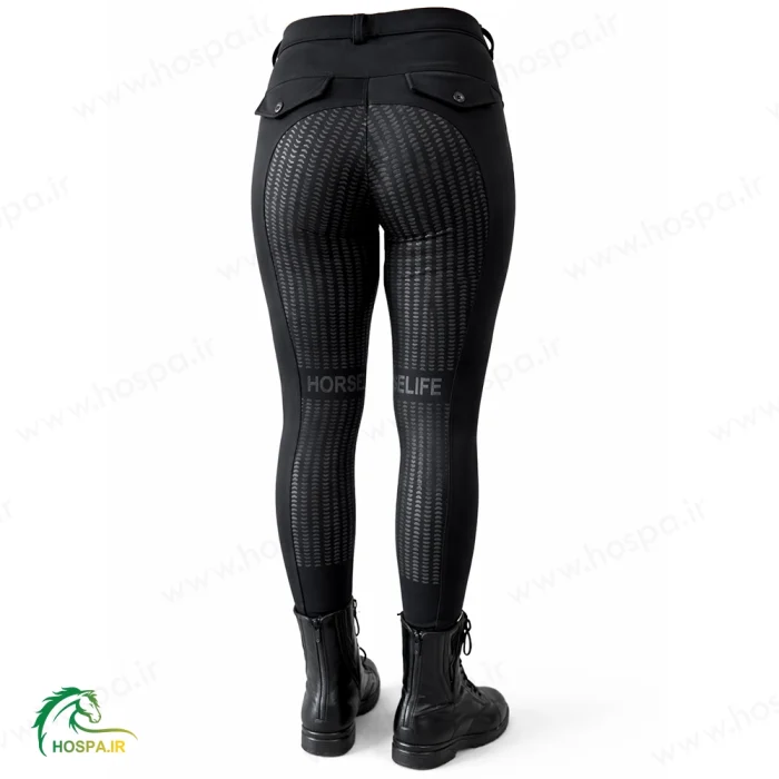 شلوار سوارکاری Horse Life از تولید کننده لوازم سوارکاری هوسپا زاویه پشت و گریپ دار