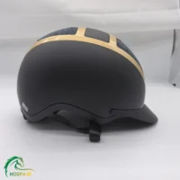کلاه سوارکاری UCACO مدل MOMA طرح گلیتر دار زاویه چپ