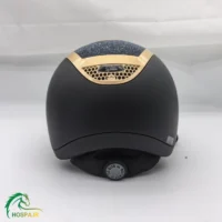 کلاه سوارکاری UCACO مدل MOMA طرح گلیتر دار زاویه پشت