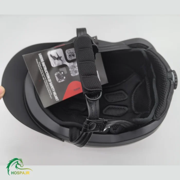 کلاه سوارکاری UCACO مدل MOMA طرح گلیتر دار زاویه داخل