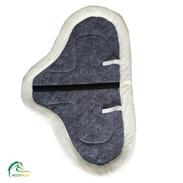 پد عرق گیر اسب مدل نمدی خسرو سرمه ای