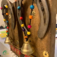 جاکلیدی دیواری دست‌ساز نعل اسب دروازه بخت 2 تایی